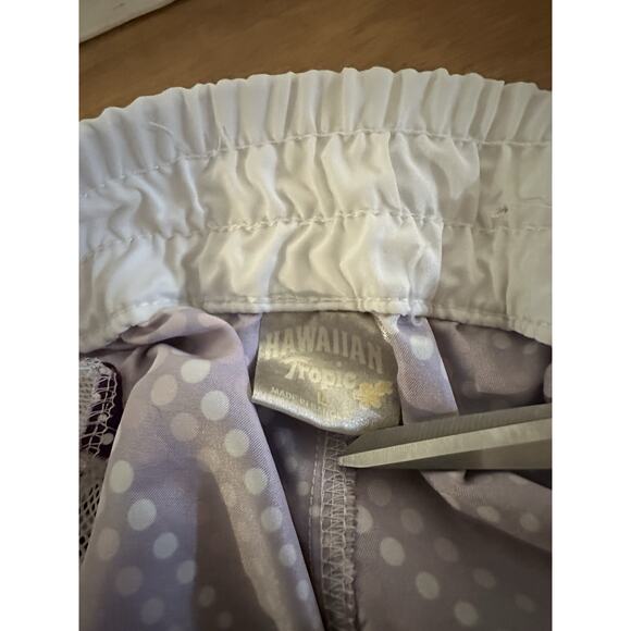 Vintage Hawaiian Tropic Retro Polka Dot Running Shorts – Size L - Picture 6 of 7